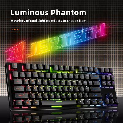 Teclado Mecánico Gamer RGB Jertech JK510 Switch Blue - Tienvir