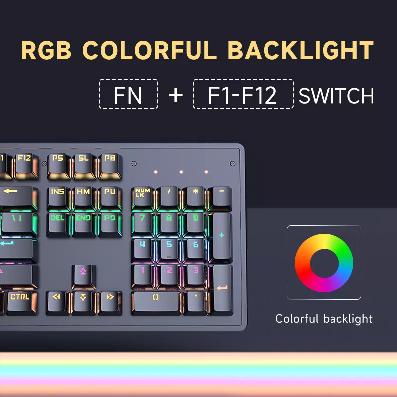 
                
                    Cargar imagen en el visor de la galería, Teclado Mecánico Gamer RGB Jertech JK520 Switch Blue
                
            