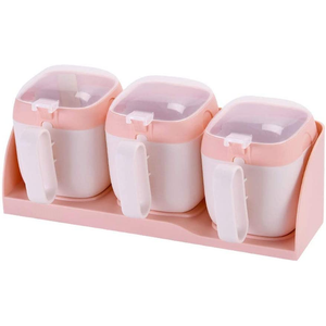 Especieros Condimenteros Organizadores Triple con Base