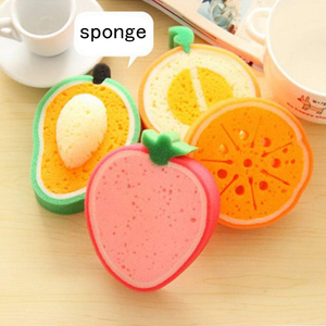 Set x2 Esponjas Cocina Ducha Forma de Frutas