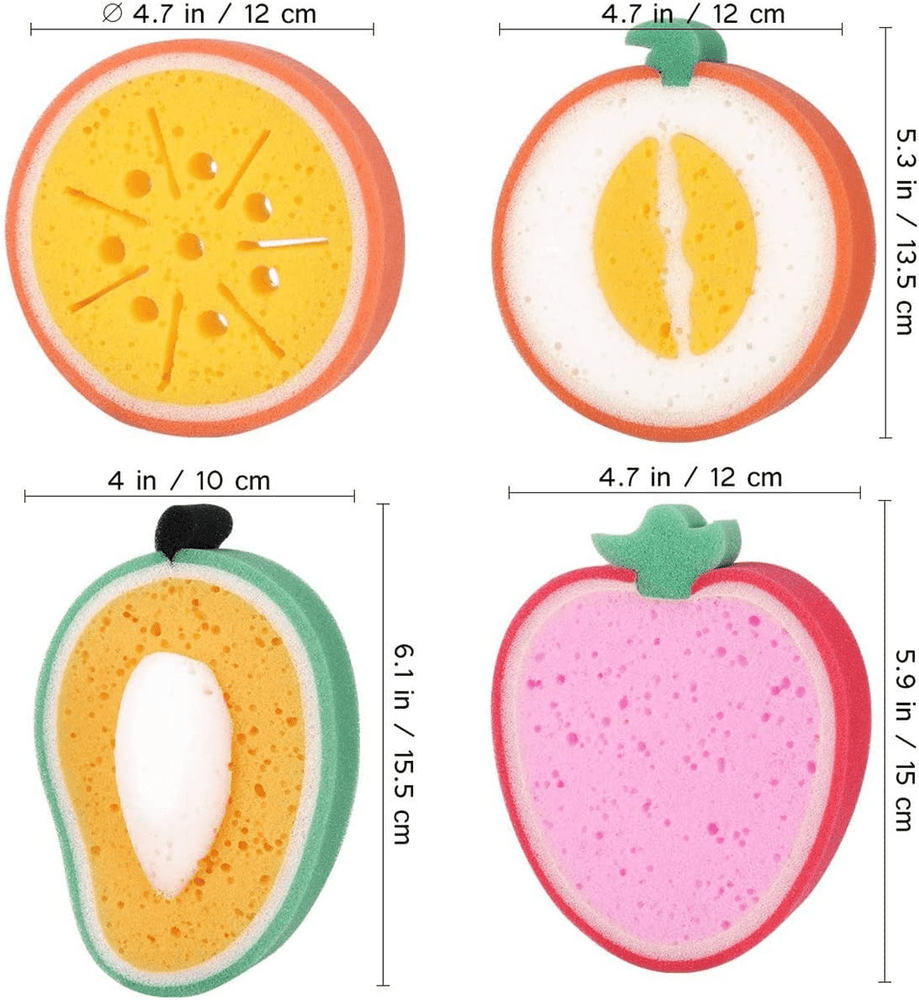 
                
                    Cargar imagen en el visor de la galería, Esponjas Ducha Forma de Frutas
                
            