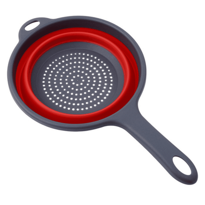 Colador Escurridor Silicona Plegable Para Frutas Y Verduras - Tienvir