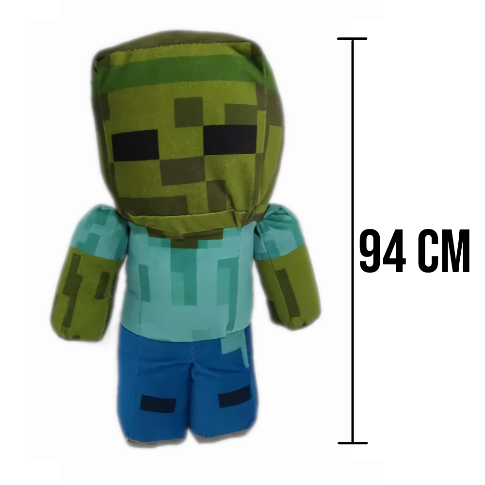 Peluche Minecraft Zombie Tamaño Grande