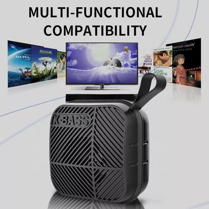Mini Parlante Bluetooth ZQS2203 Negro con Conexión Dual